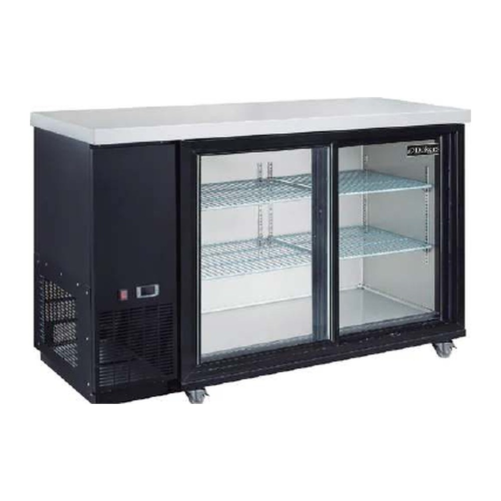 Dukers back bar cooler sliding door