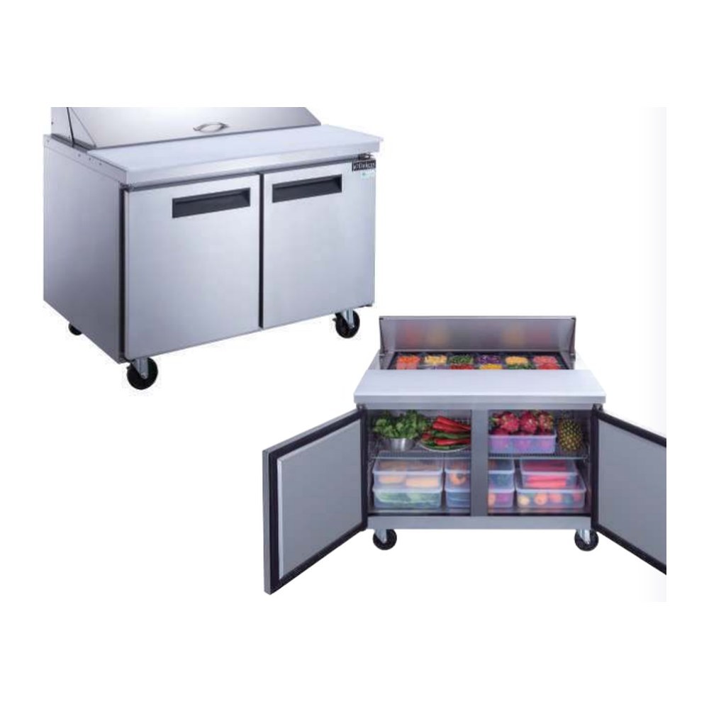 Dukers salad and sandwich prep table