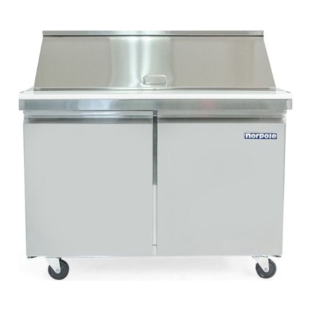 Norpole Sandwich & Salad Prep Table, model NP2R-SWMT