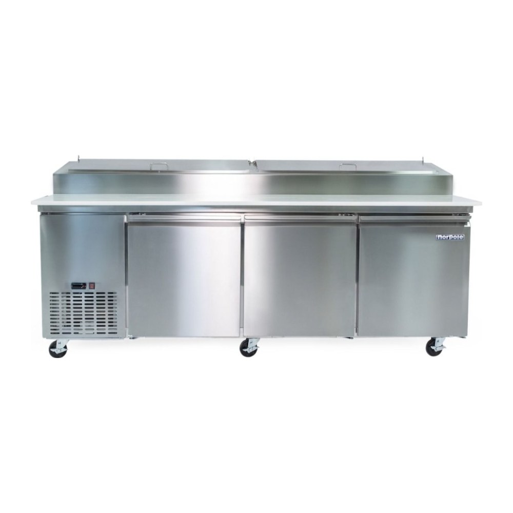 Norpole Pizza Prep Table, model NP3R-PT
