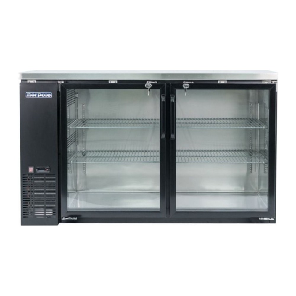 Norpole Back Bar, Bottle & Beer Cooler, model NPGB-60