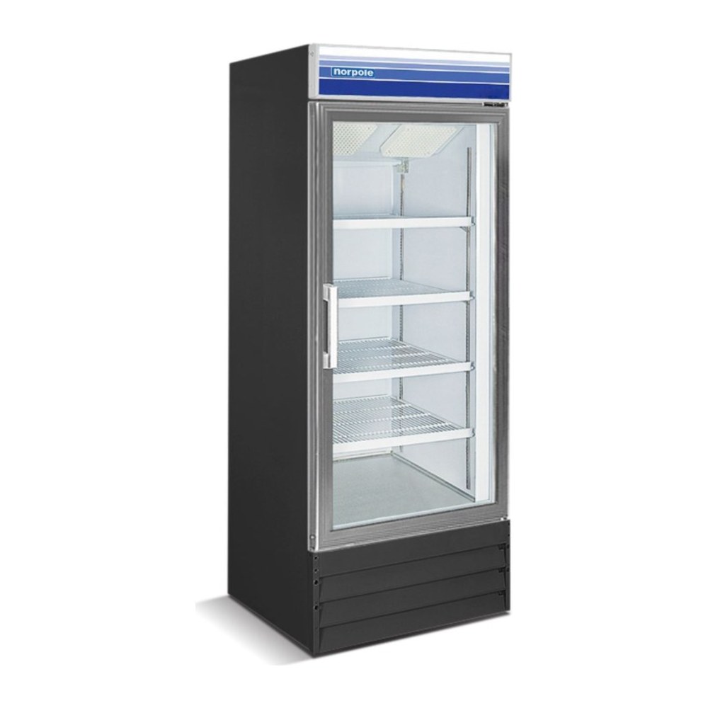 Norpole Glass Door Merchandiser Freezer, model NPGF1-SB