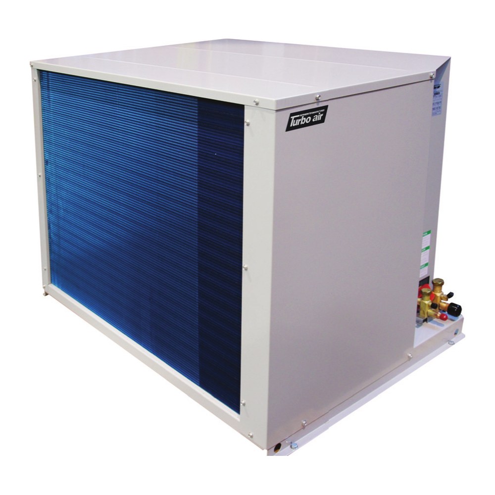 Turbo Air condensing unit condenser coil side